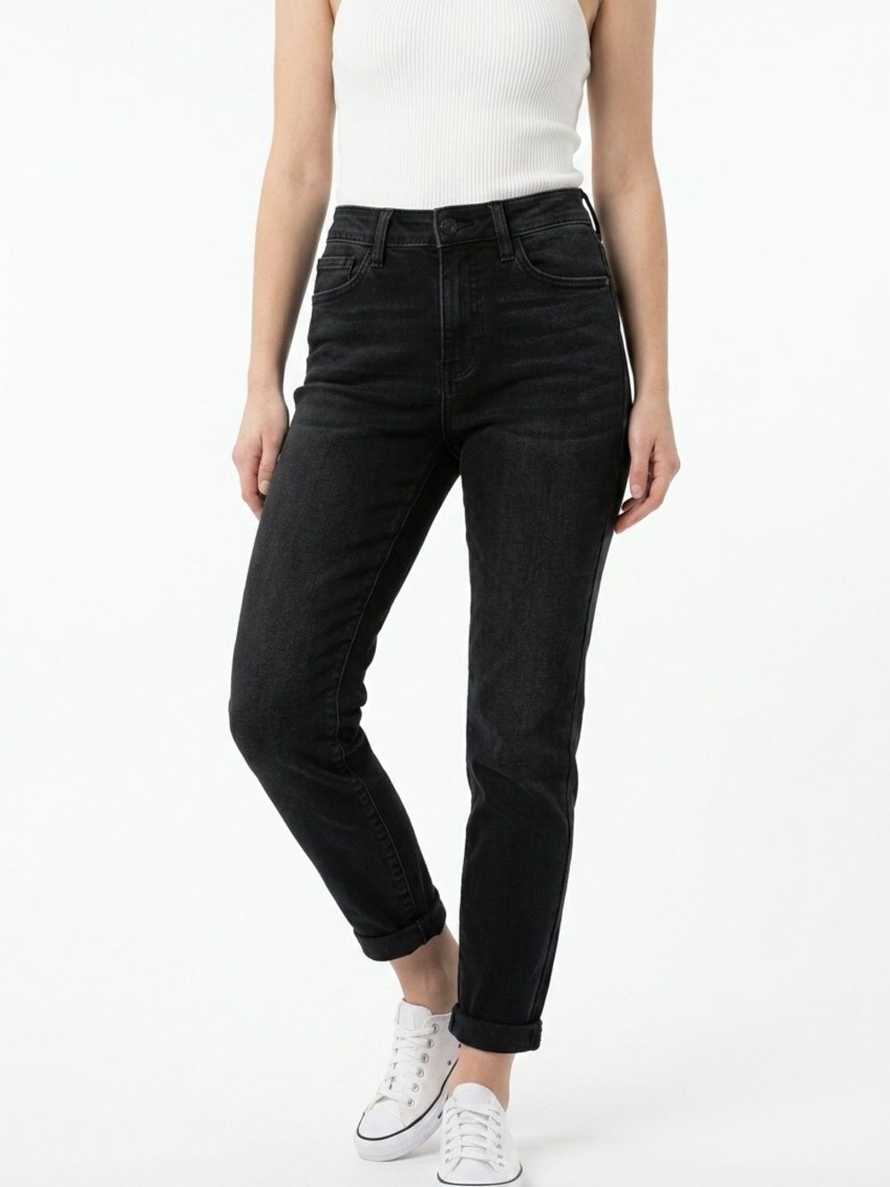 JUDY BLUE | High-Rise Black Slim Fit Jeans Women’s Size 1/25